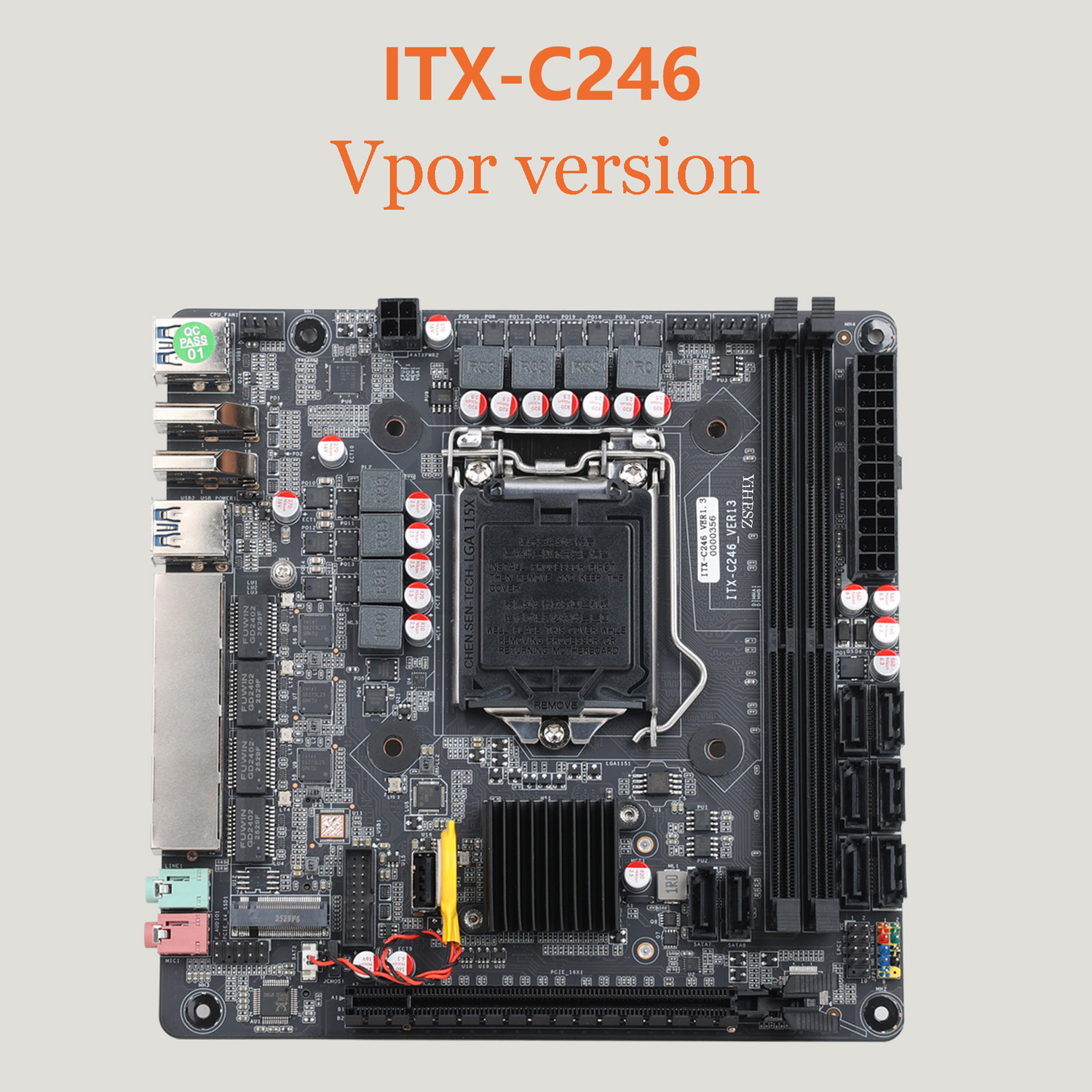 Материнская плата C246 Mini-IT – обзор и цена Nas Motherboard 8 Sata Mini Itx