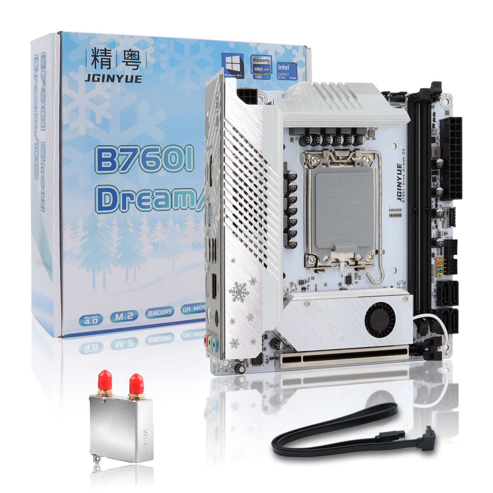 B760i ARGB WIFI DDR5 Материнск – обзор и цена Lga1700 Itx Motherboard Ddr5