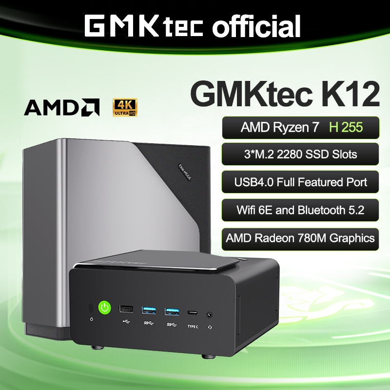 Мини-ПК GMKtec K12 AMD Ryzen ™ – обзор и цена Oculink Egpu Mini Pc